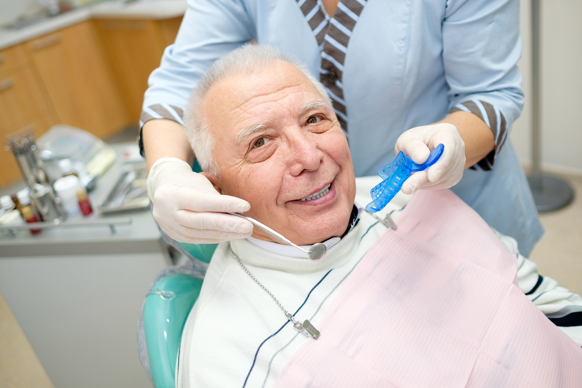 senior dental patient