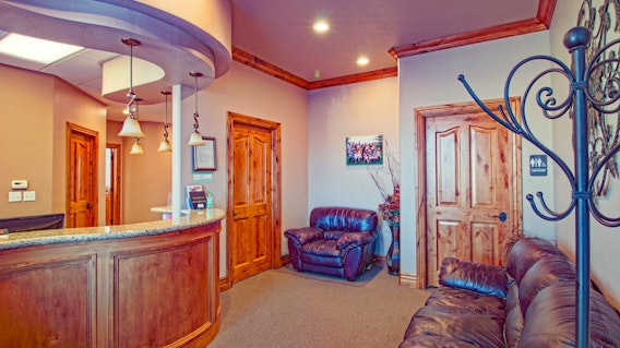 Gregory E. Anderson's dental office interior lobby
