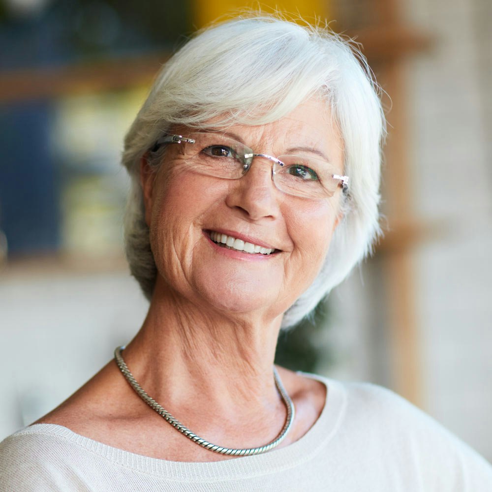 Smiling mature woman