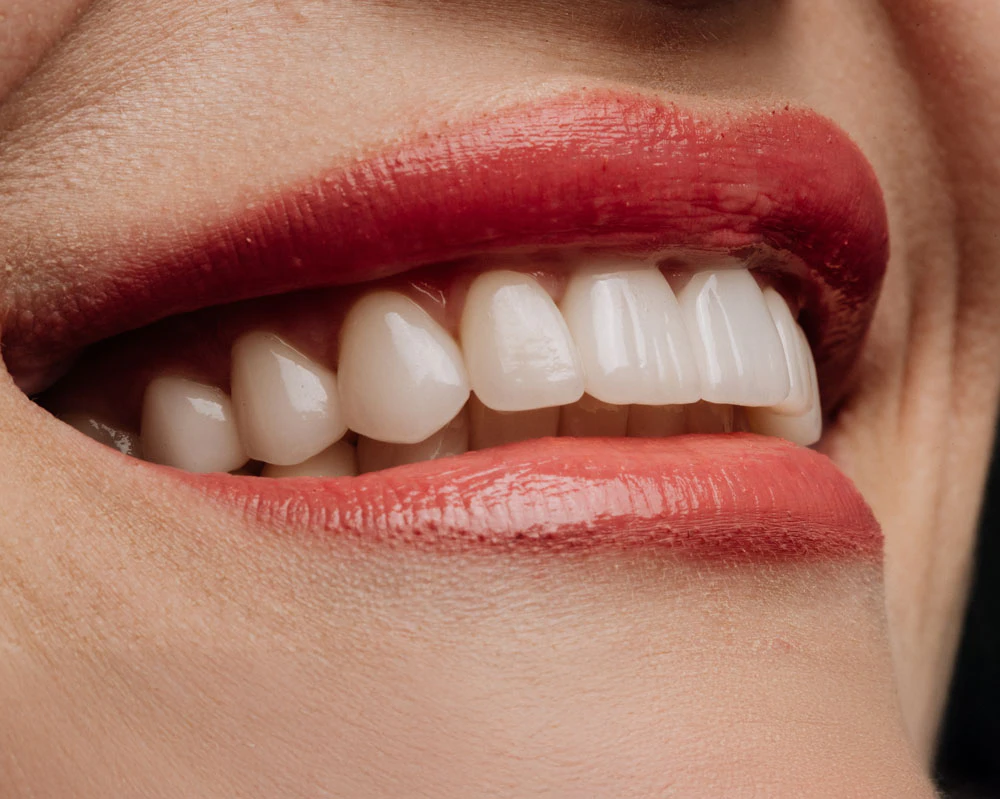 close up of a woman