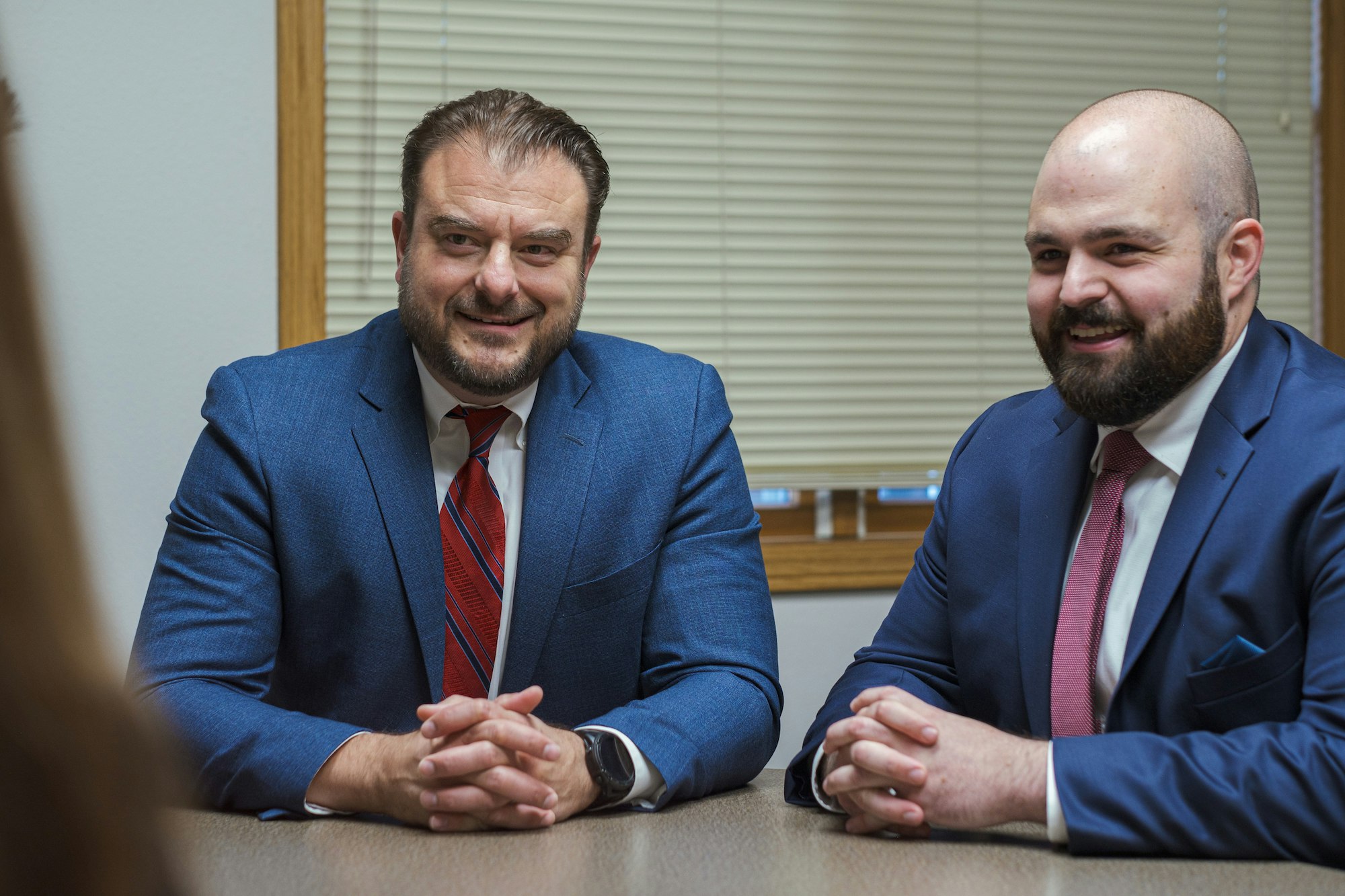 Partovi Law team in a meeting