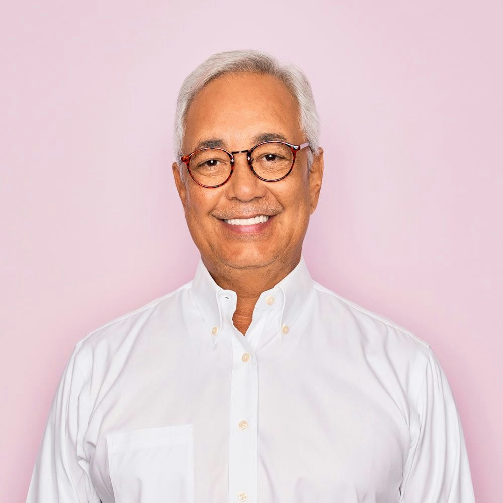 Smiling middle-aged man