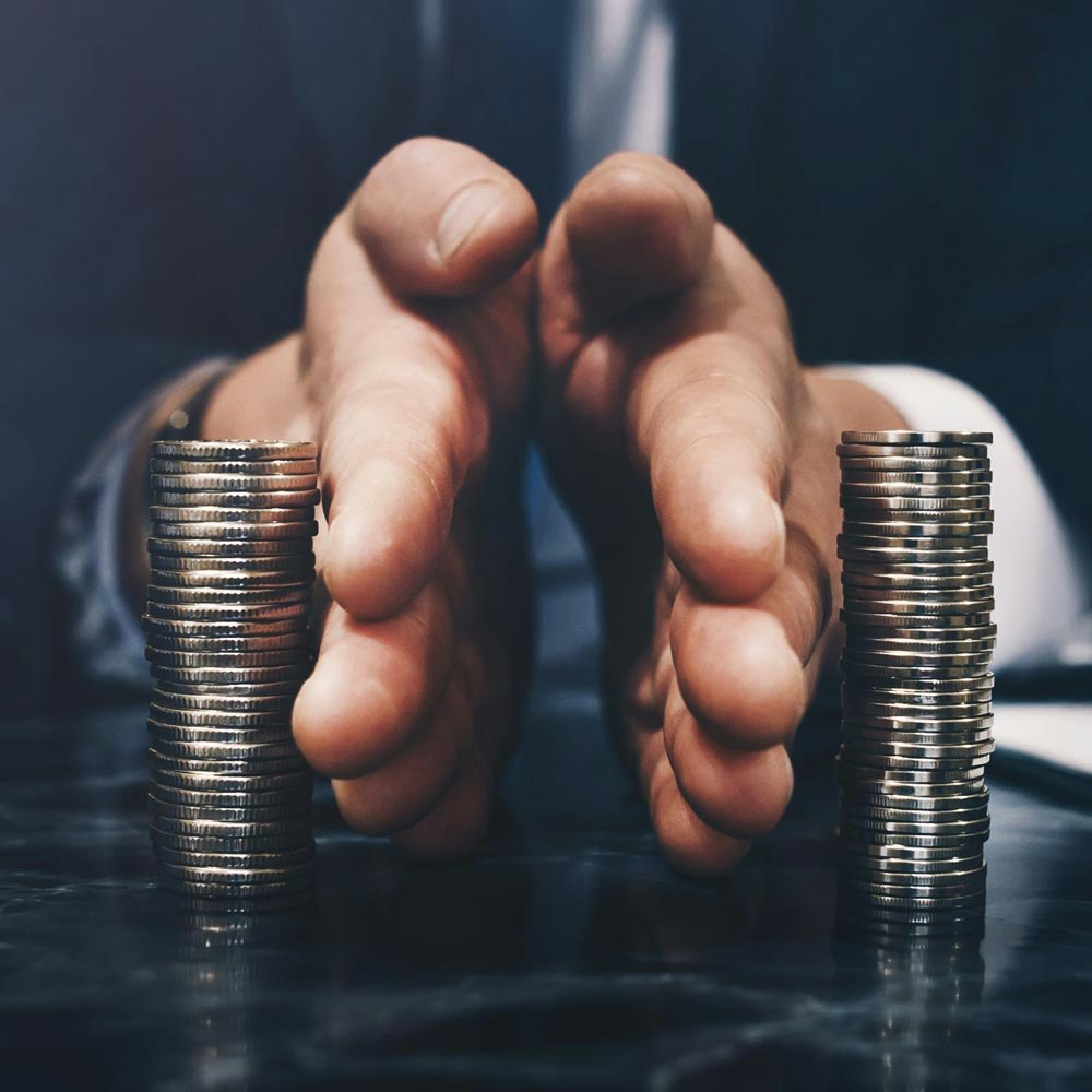 picture of stacked coins