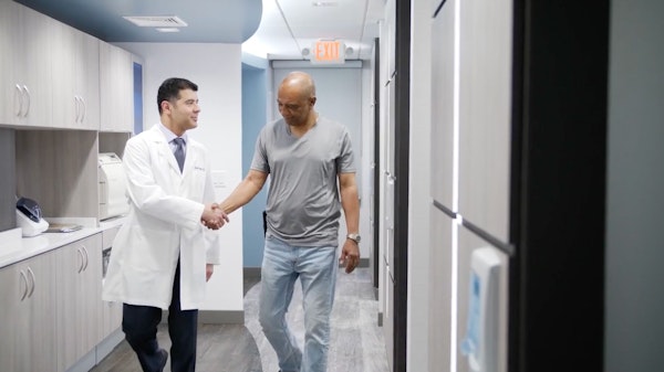 Dr. Khaimov and patient