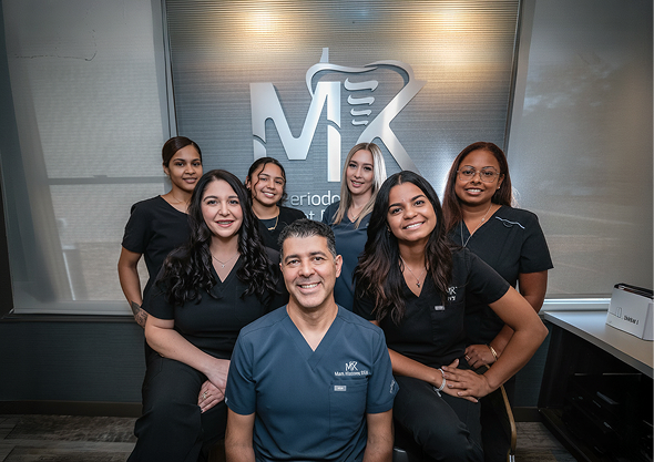 Dr. Mark Khaimov and hygienists