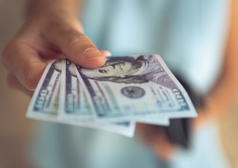 Hundred dollar bills