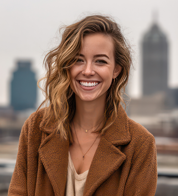 Smiling woman