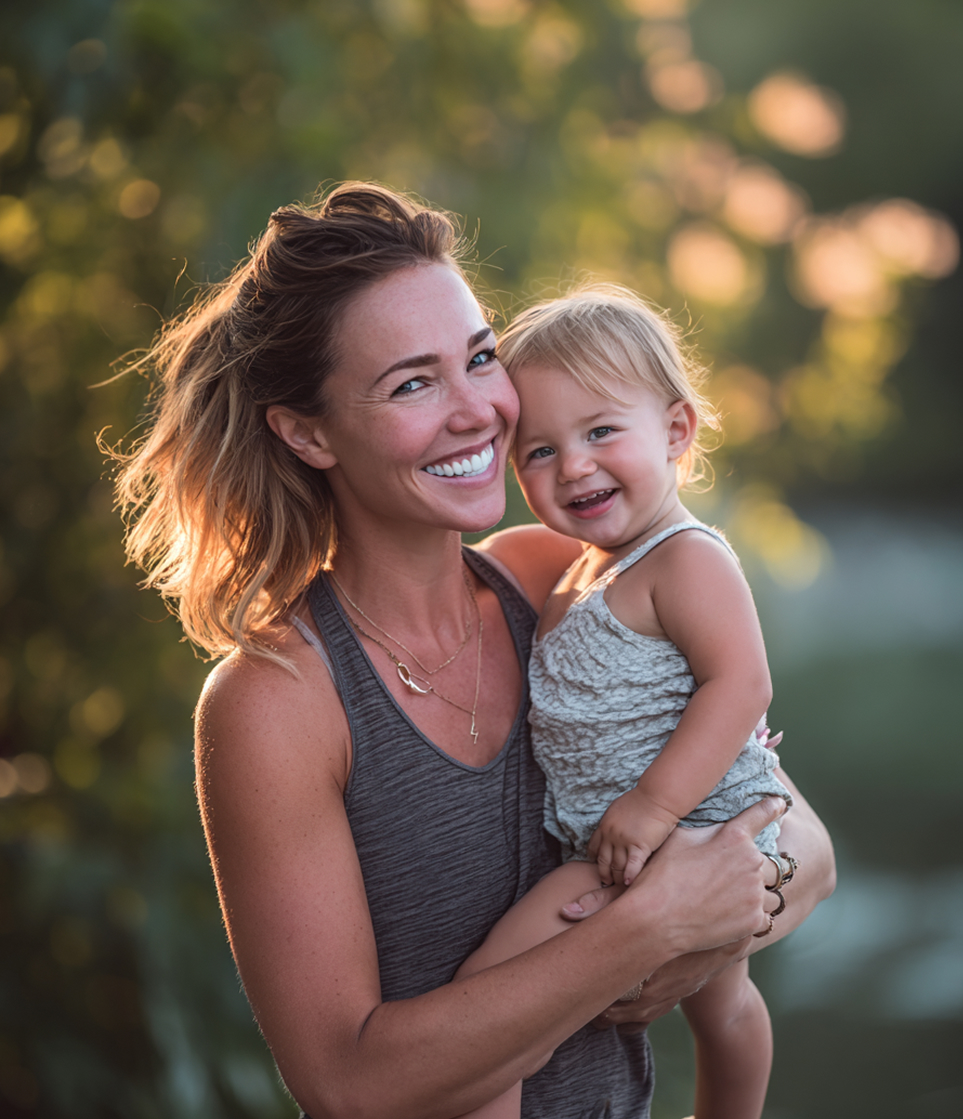 mother with her baby