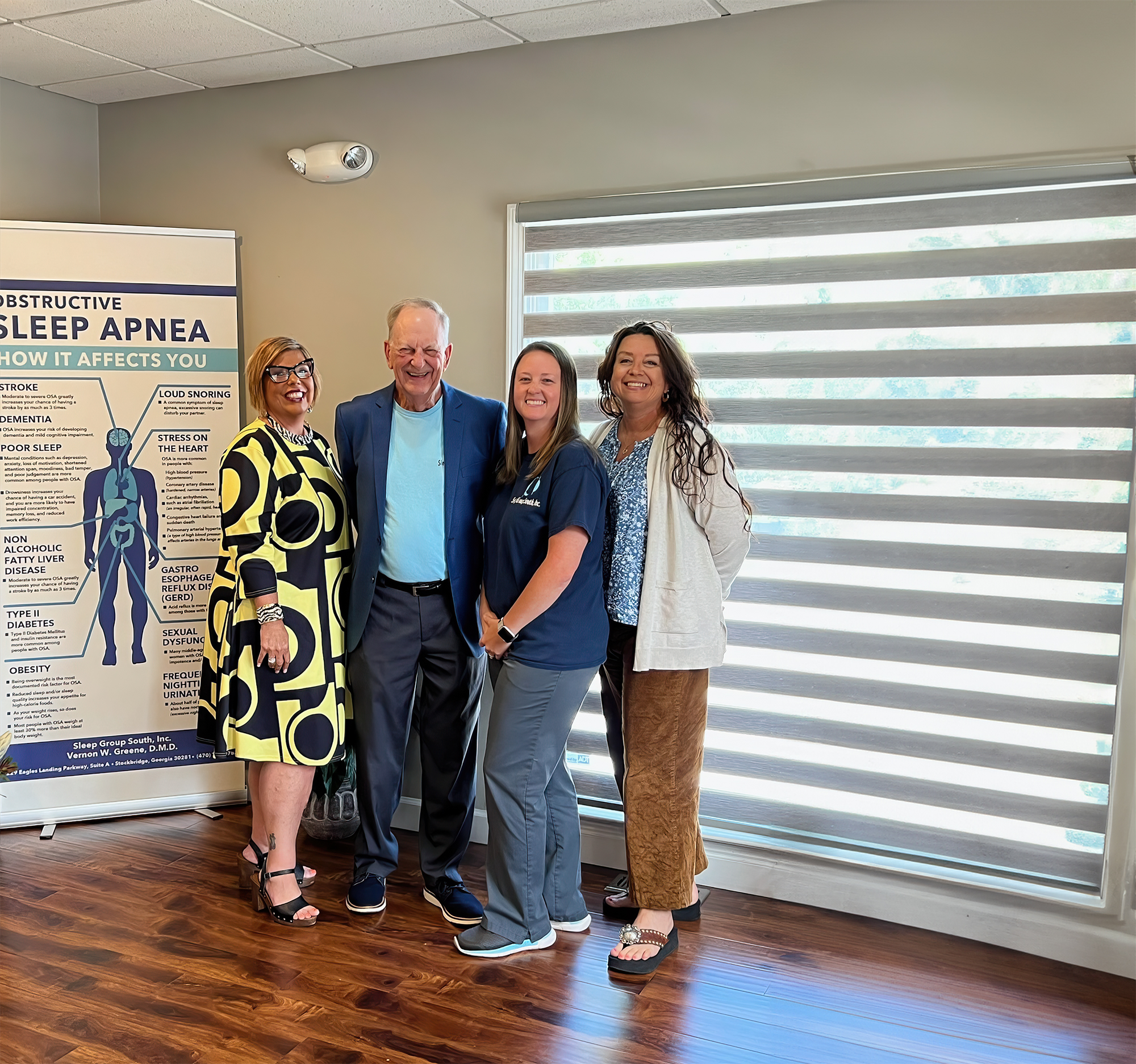 Dr. Greene with colleagues