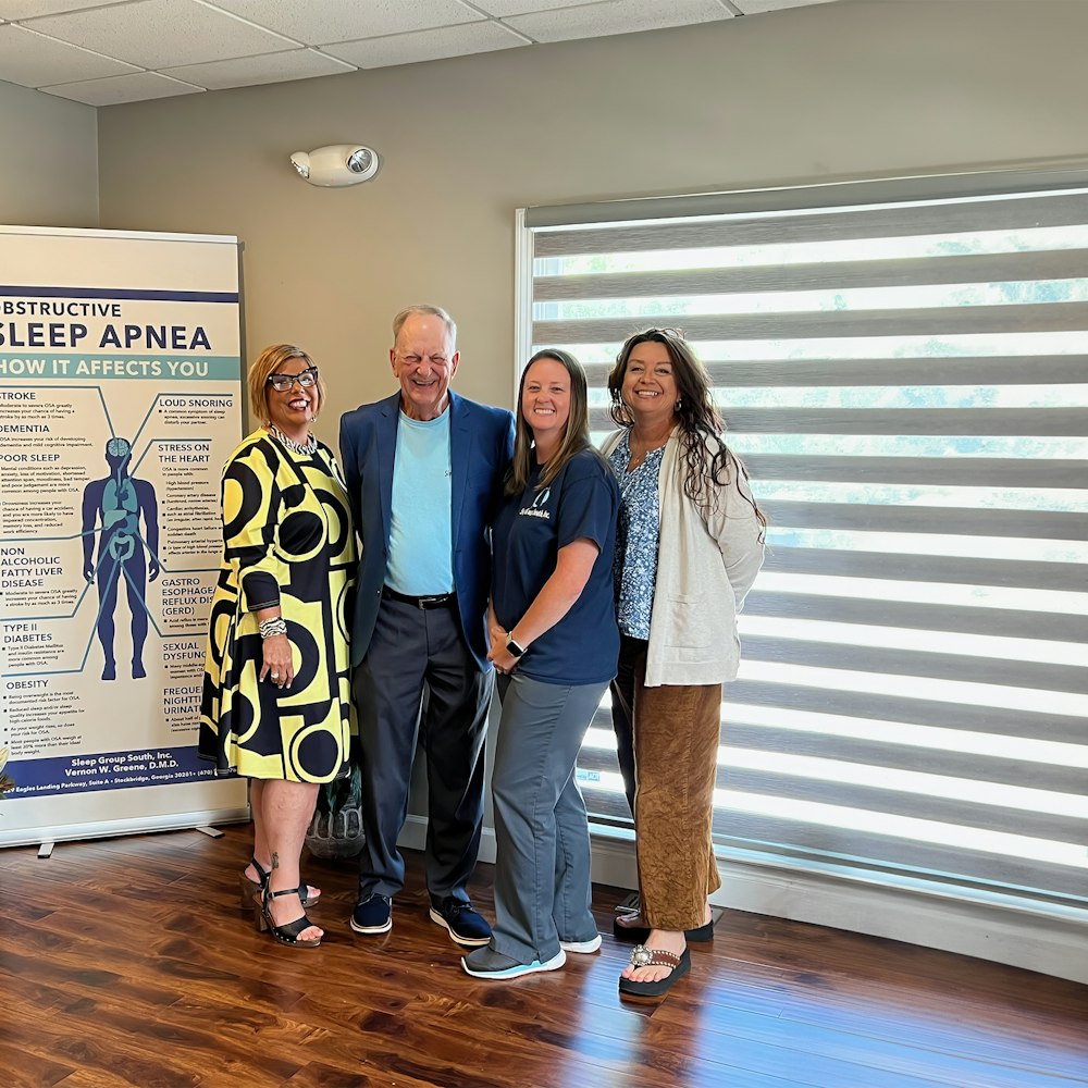 Dr. Greene with colleagues