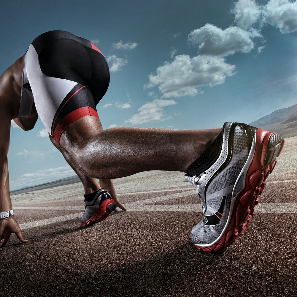 close up of a sprinter-s achilles heel