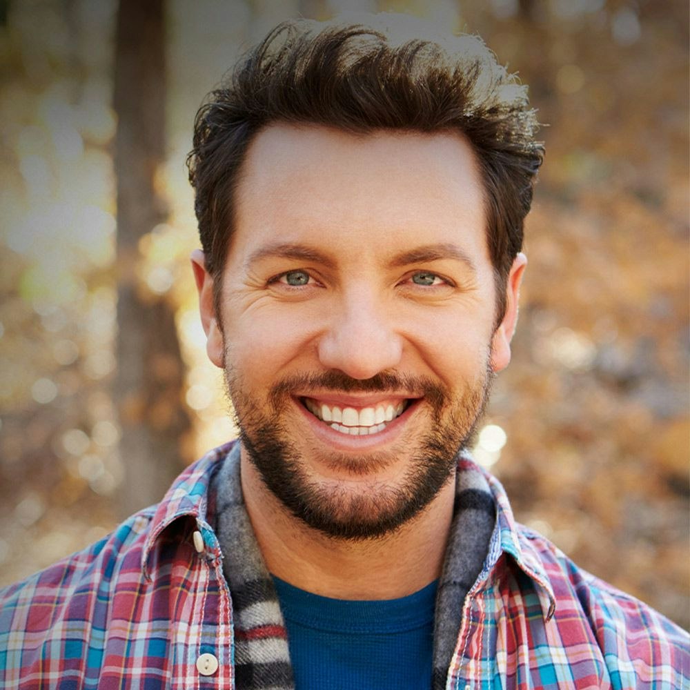 Smiling man with beard