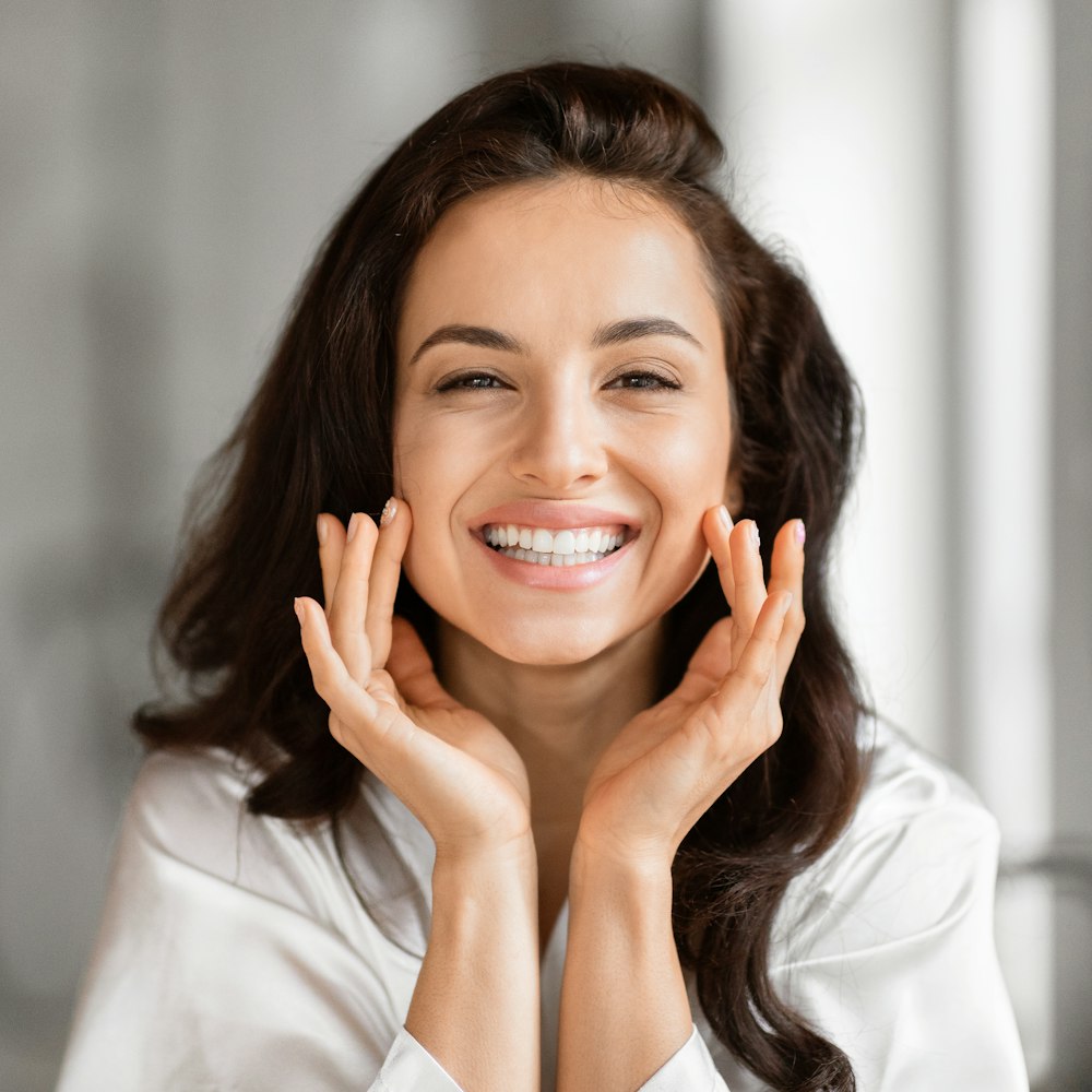 Woman with a beautiful smile