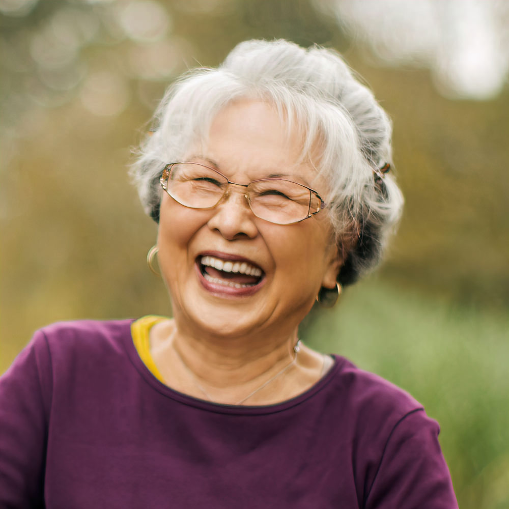 Smiling mature woman