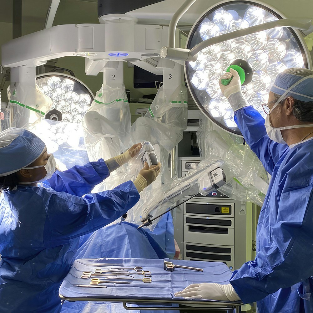 Our surgeons performing surgery