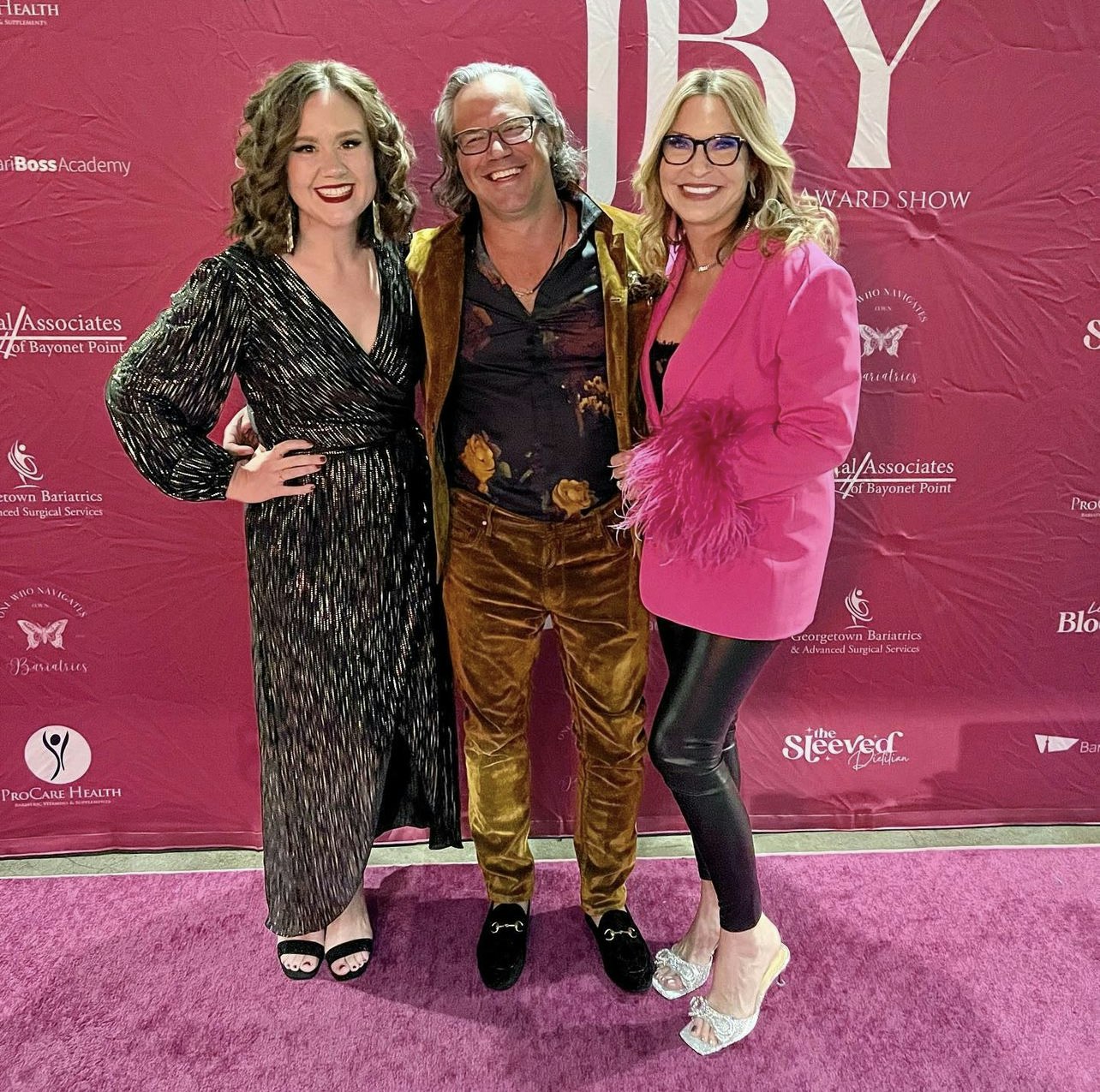 Dr Joe Cribbins, Heather Cribbins, and Stephanie Ristow Bariatric Society