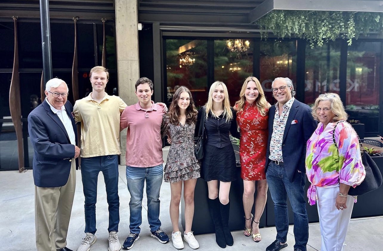 Dr. Cribbins, Heather Cribbins and his family