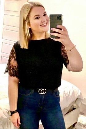 Dr. Cribbins's patient Hollie after gastric sleeve surgery