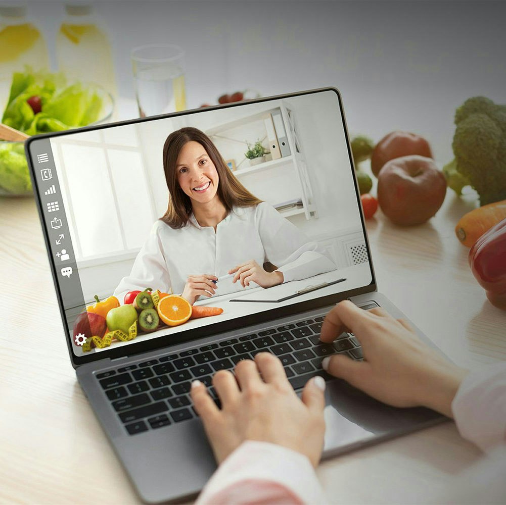 Patient on a virtual consultation with Allison