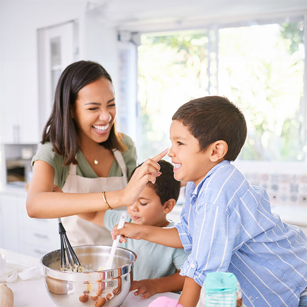 family cooking