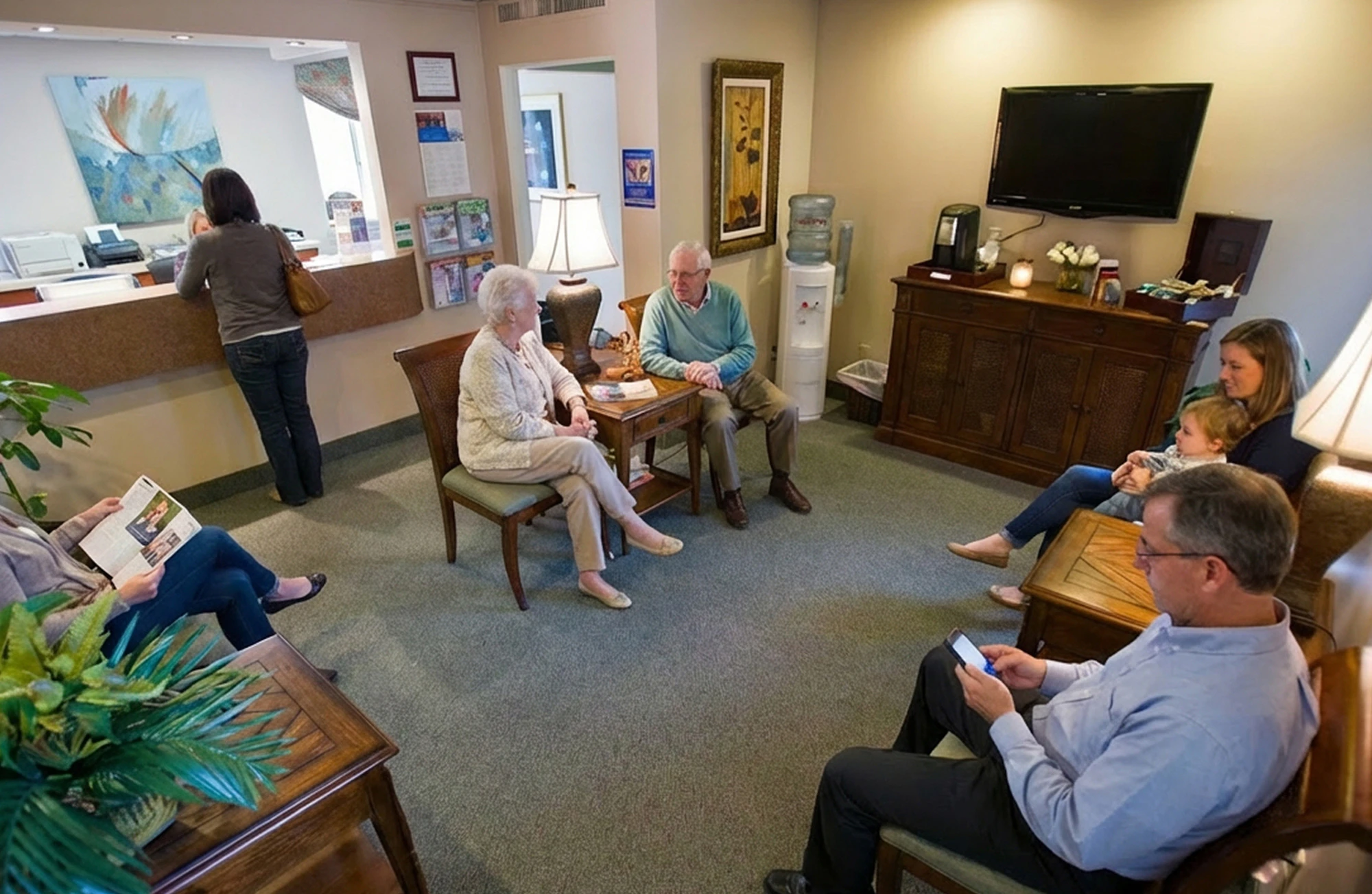 patients in our waiting room