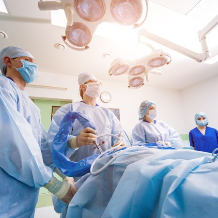 Surgeons in the operating room