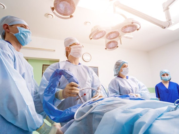 Surgeons in the operating room