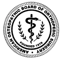 American Osteopathic Board of Orthopedic Surgery logo