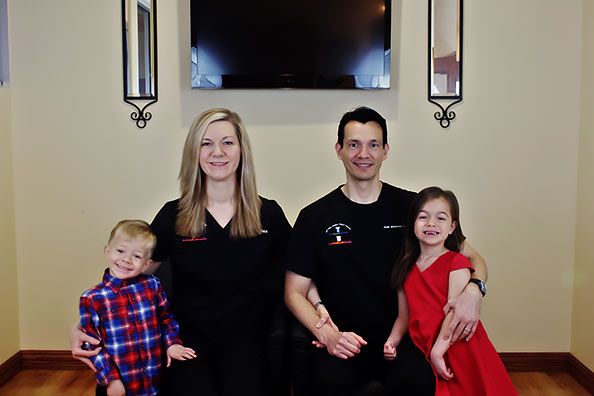 Dr Ramsey with her family