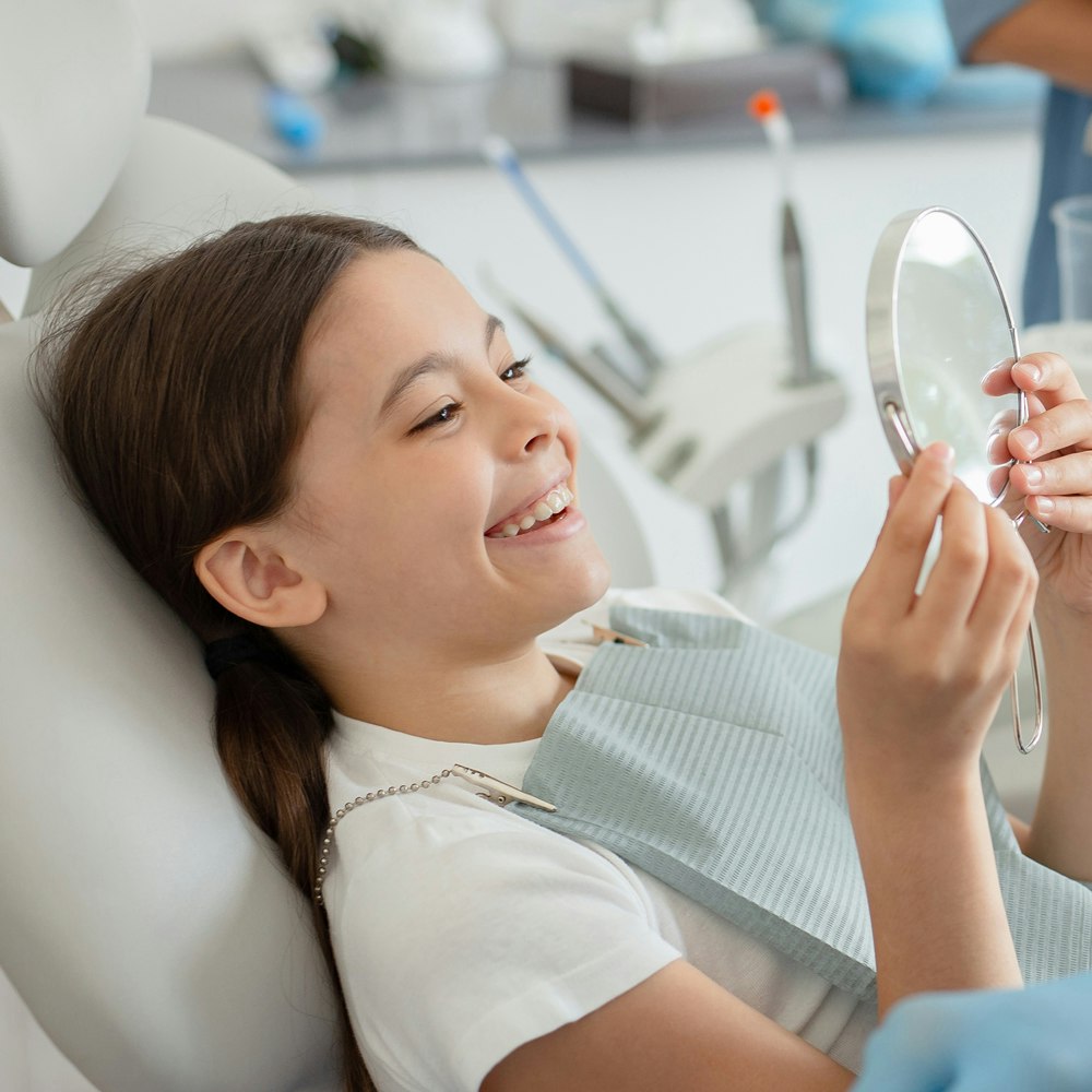 child at dentist