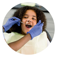young dental patient during exam