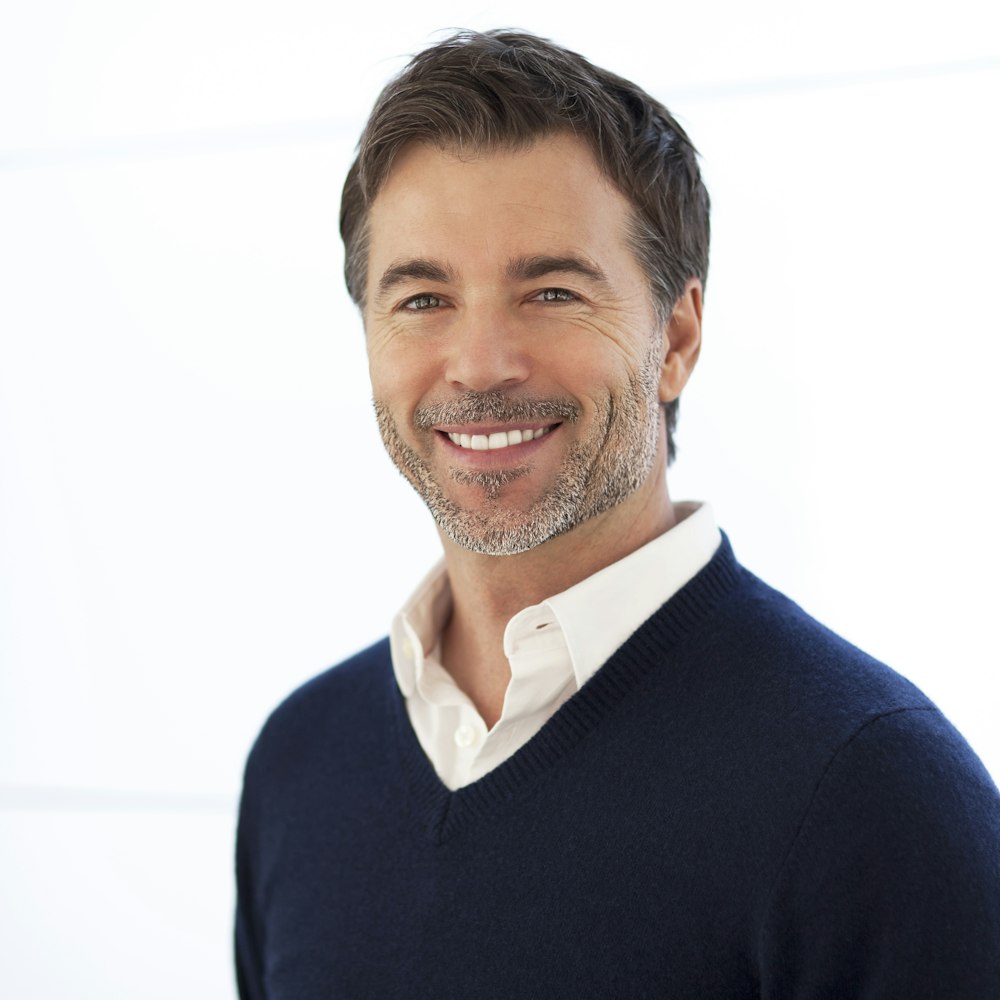 Man smiling