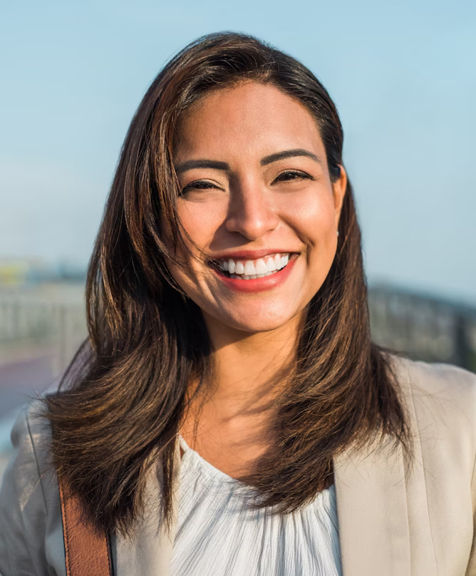 smiling woman