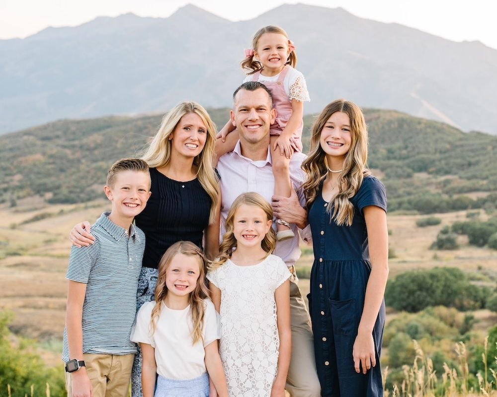 Dr. Austin and his family