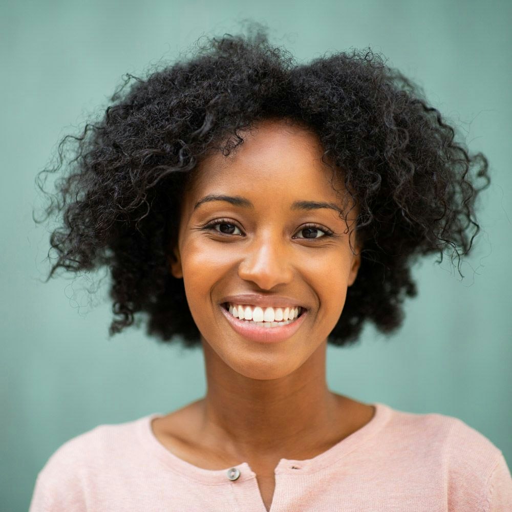 Smiling young woman