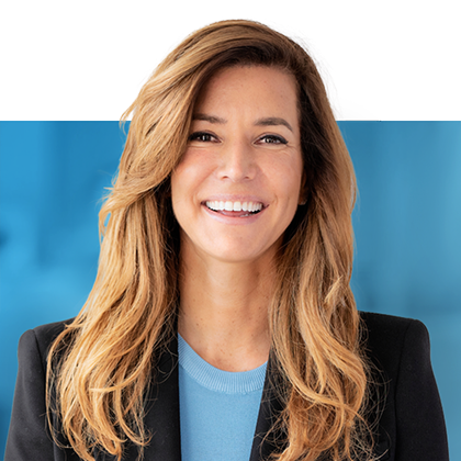 Middle-aged woman smiling