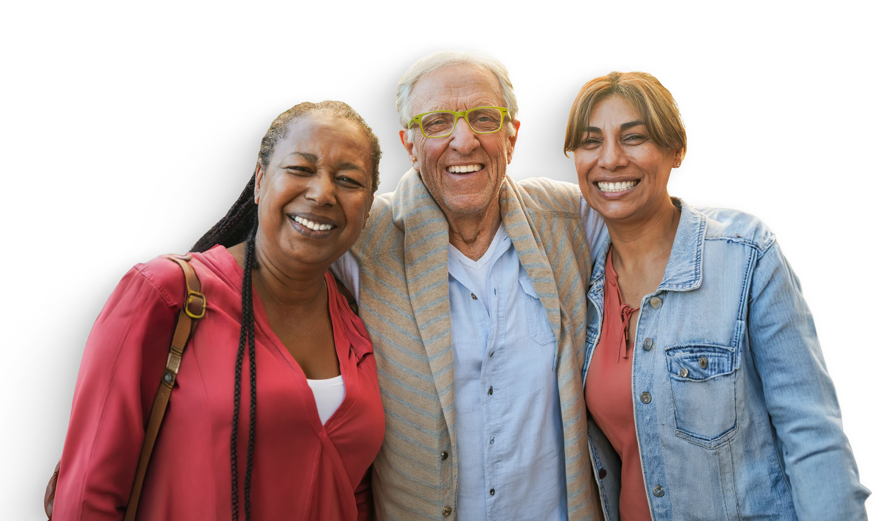 Group of people smiling