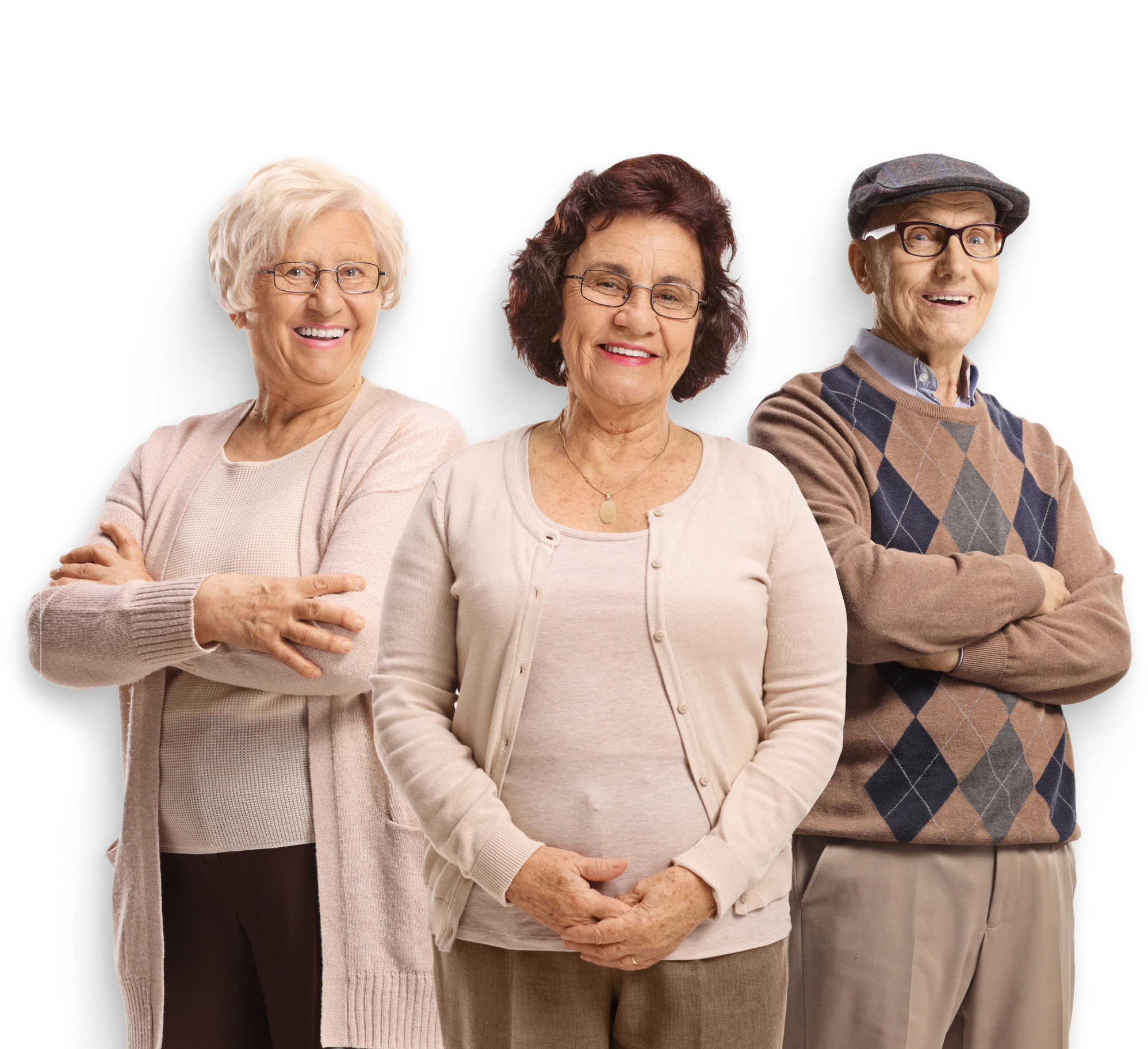 Group of older people smiling