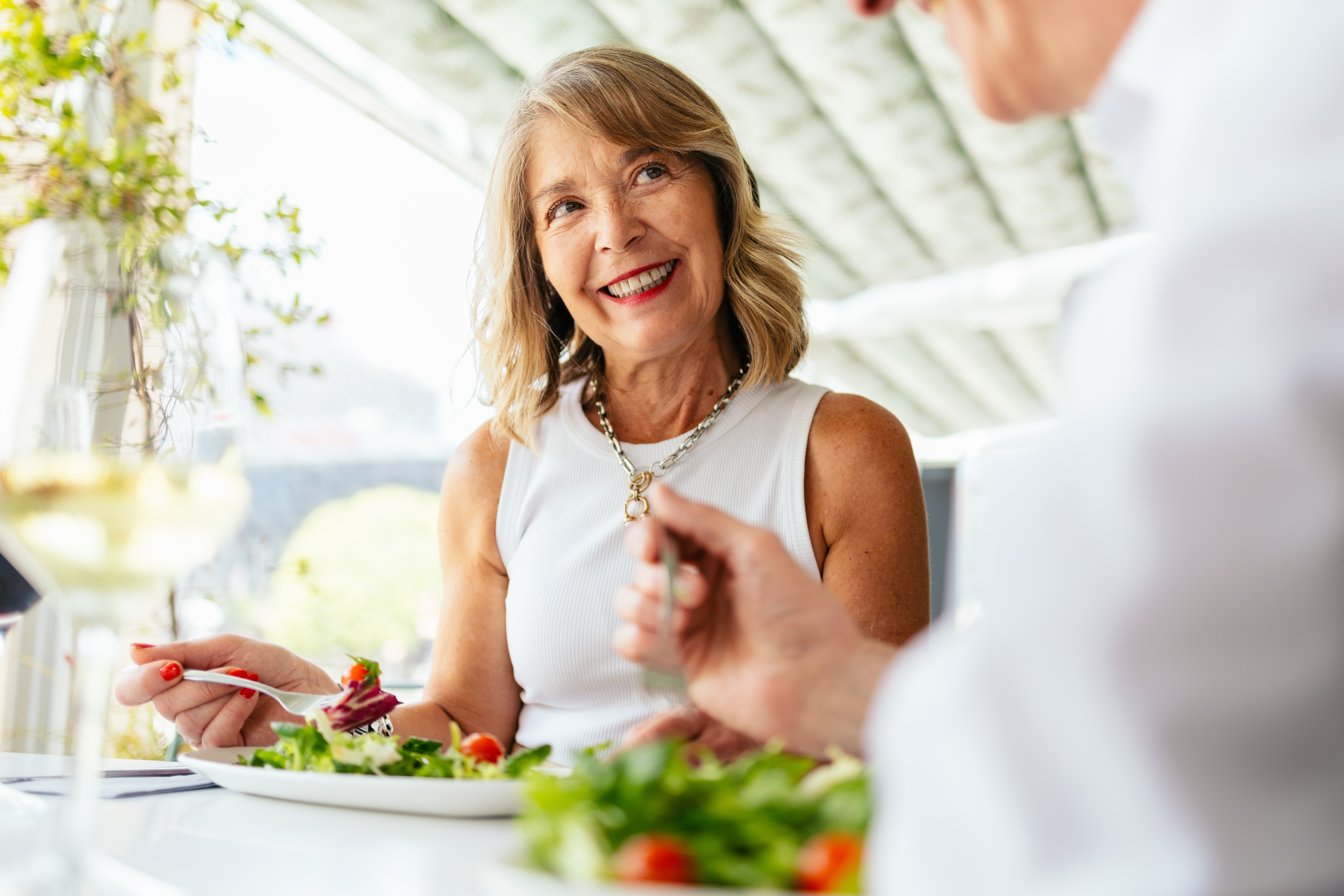 smiling senior woman