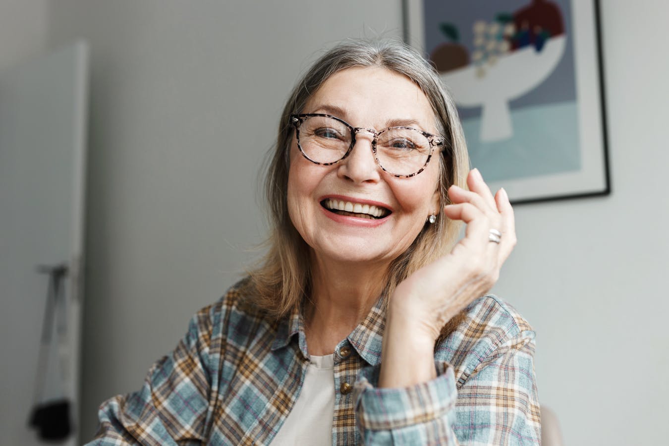 smiling senior woman