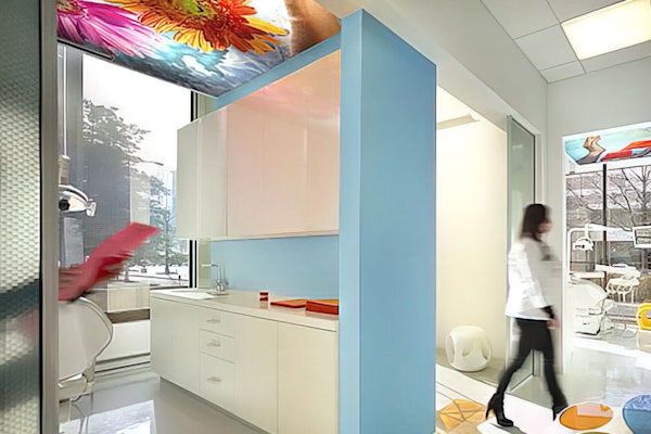 Doctor walking through our office