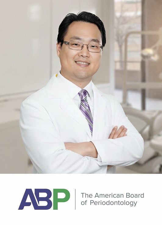 Dr. Daniel Han and affiliation logos