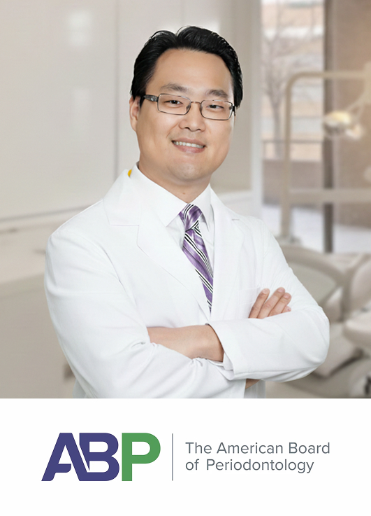 Dr. Daniel Han and affiliation logos