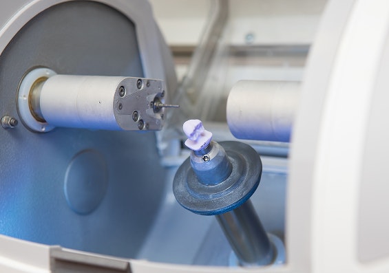 CEREC machine making a same-day crown