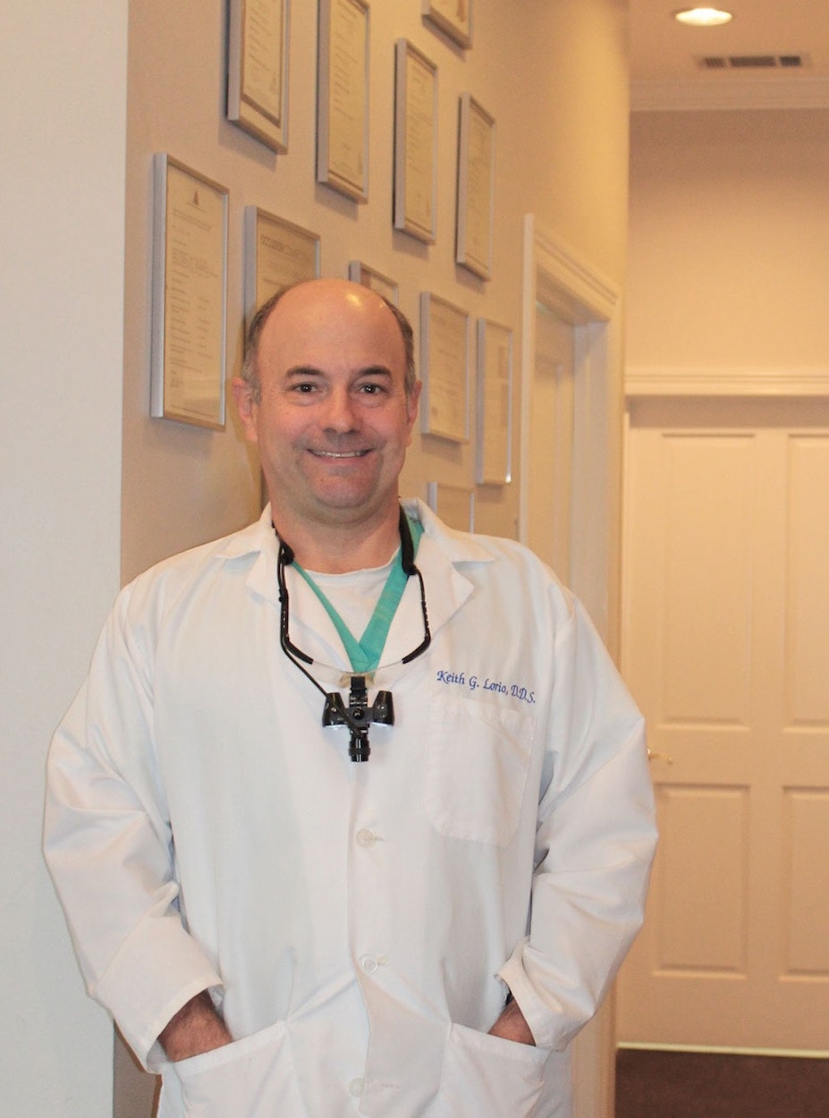 Dr. Keith Lorio at his Baton Rouge dental office