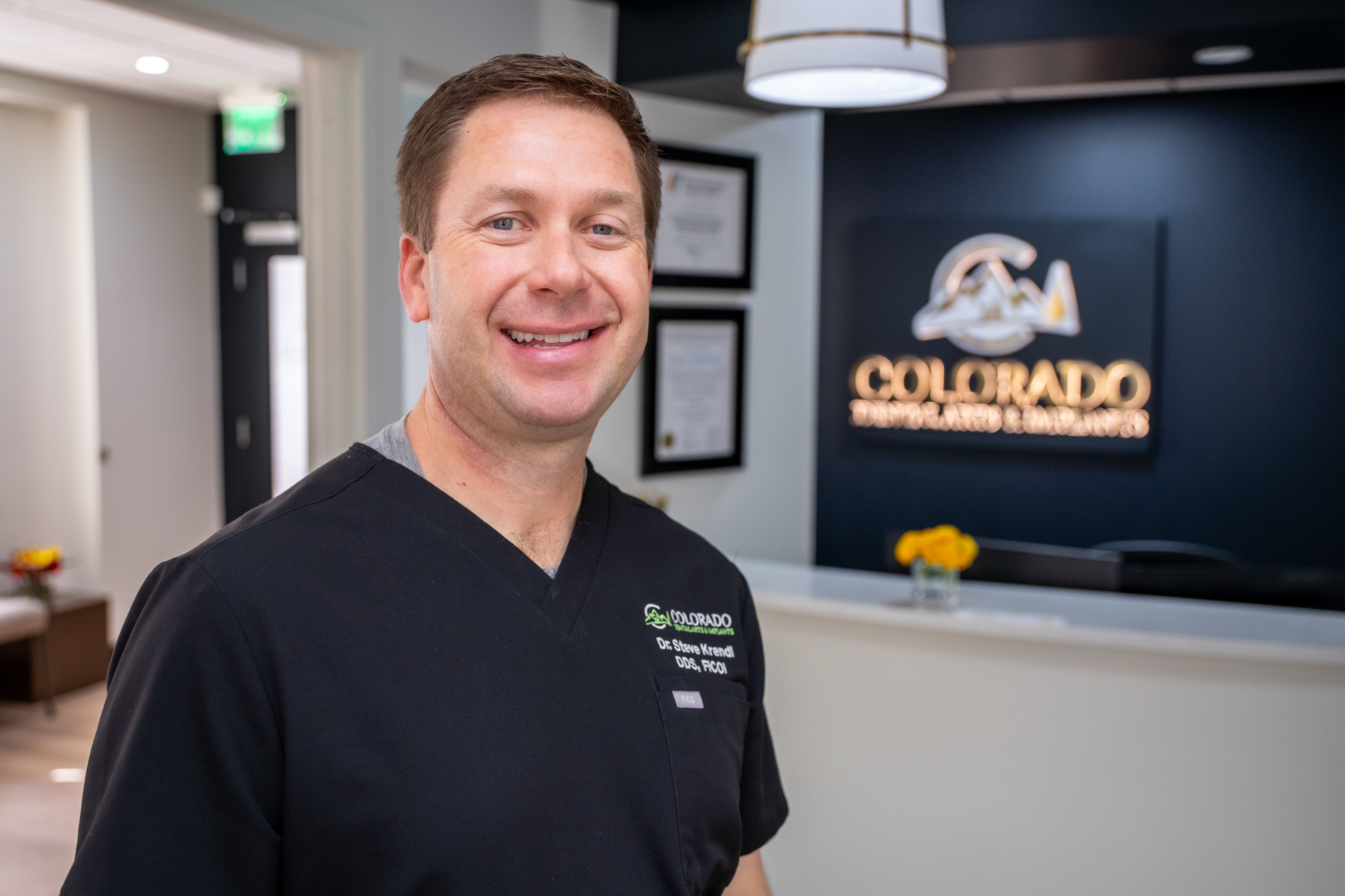 Dr. Krendl at his office