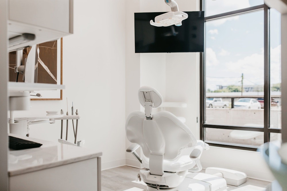 Inside a treatment room at Dental Haus