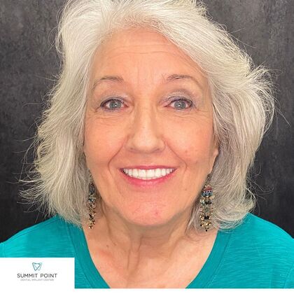 Dr. Khodabakhsh's patient after full mouth reconstruction