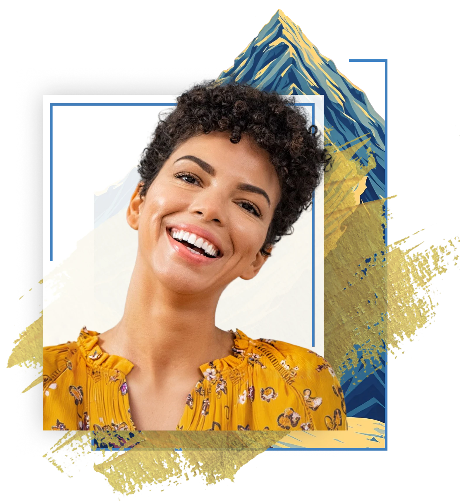 woman with a beautiful smile