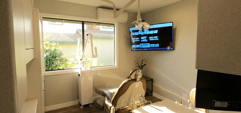 Exam room at Sweet Tooth Dental